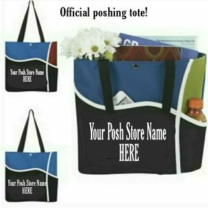 Custom LARGE shopping bag w ur posh store on it.